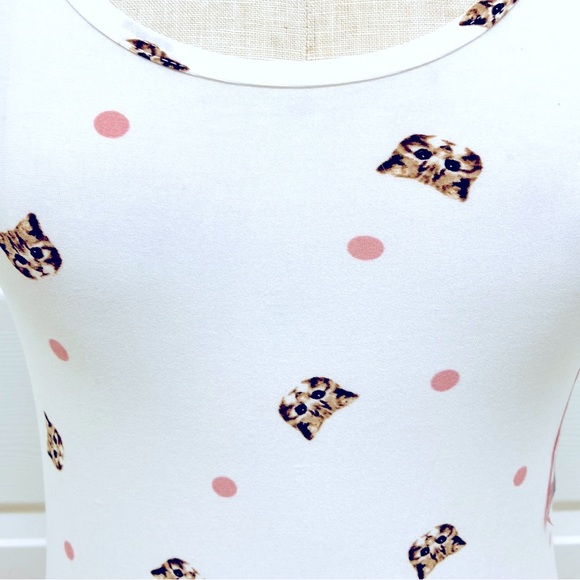 No Boundaries Cat Tank Top Size Medium - Picture 3 of 11